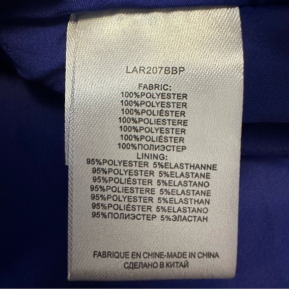 Molly Bracken Blue Pinstripe Mini Dress - Picture 11 of 11